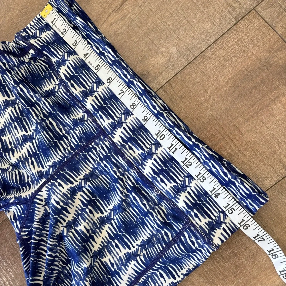 Vineyard Vines Performance Leggings Blue and White Size Large